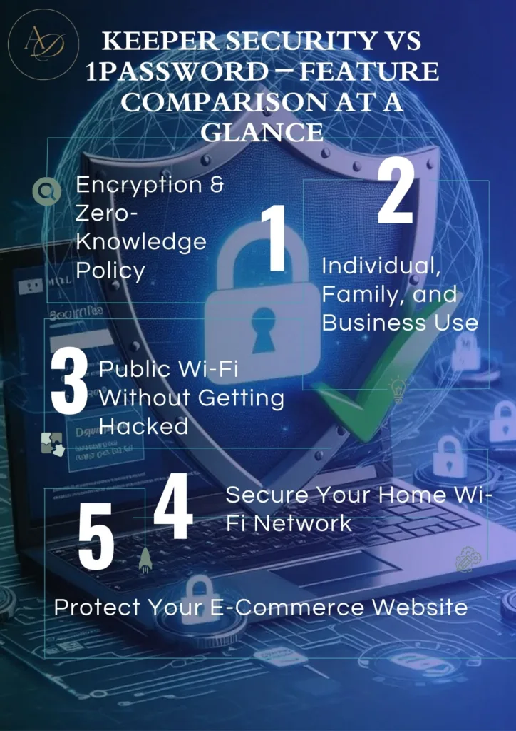 Keeper Security Vs 1Password – Feature Comparison at a Glance