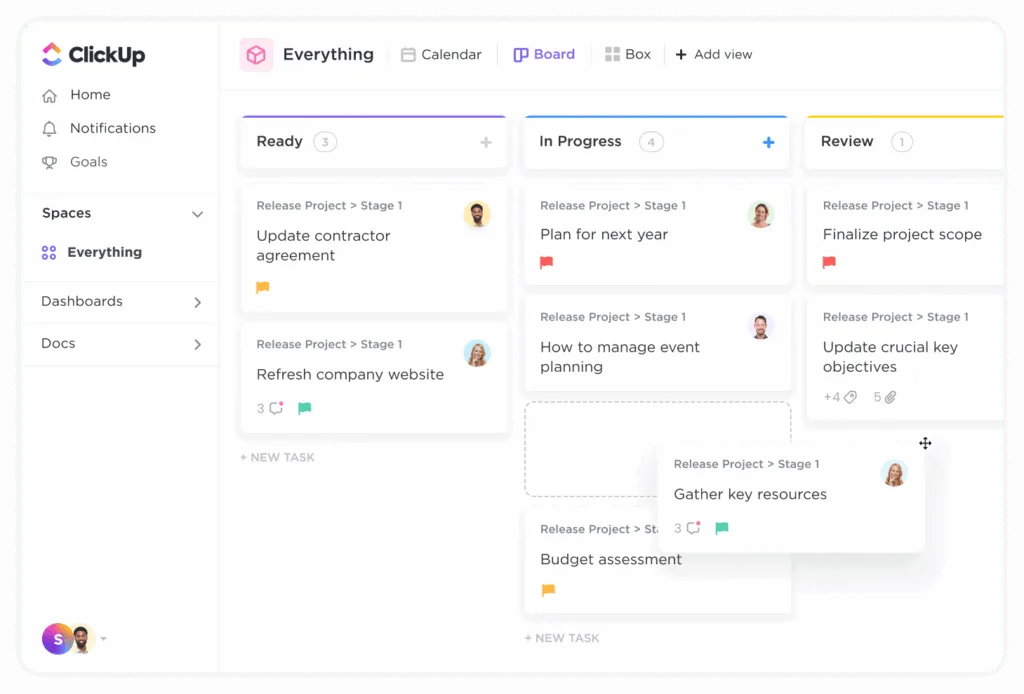 task and project management tools