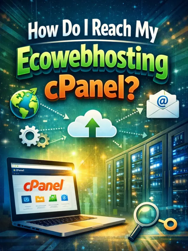 How Do I Reach My Ecowebhosting Cpanel
