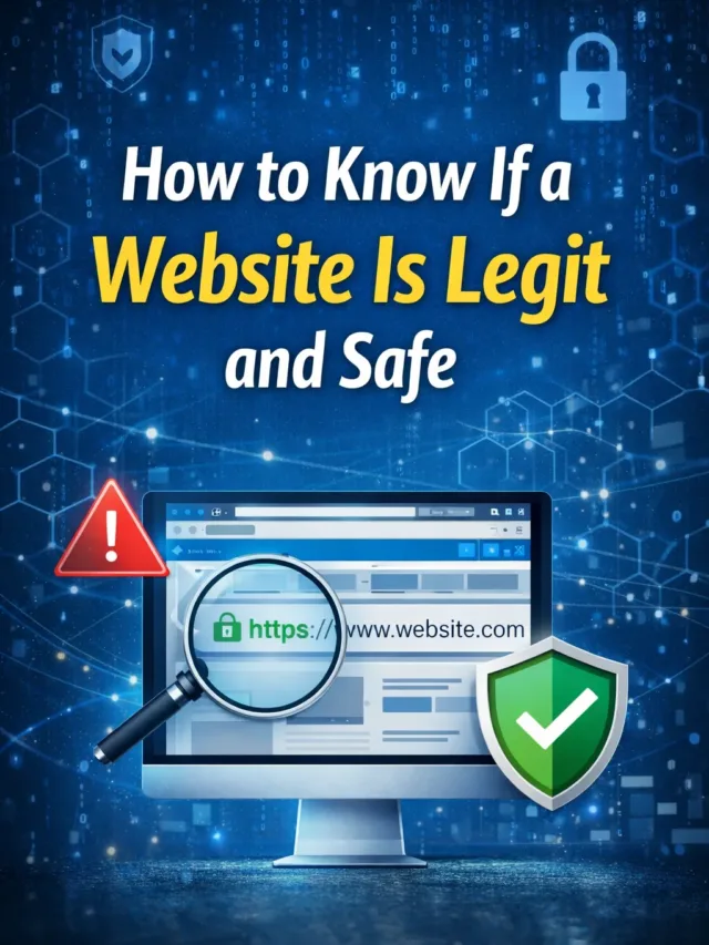 How to Know If a Website Is Legit and Safe