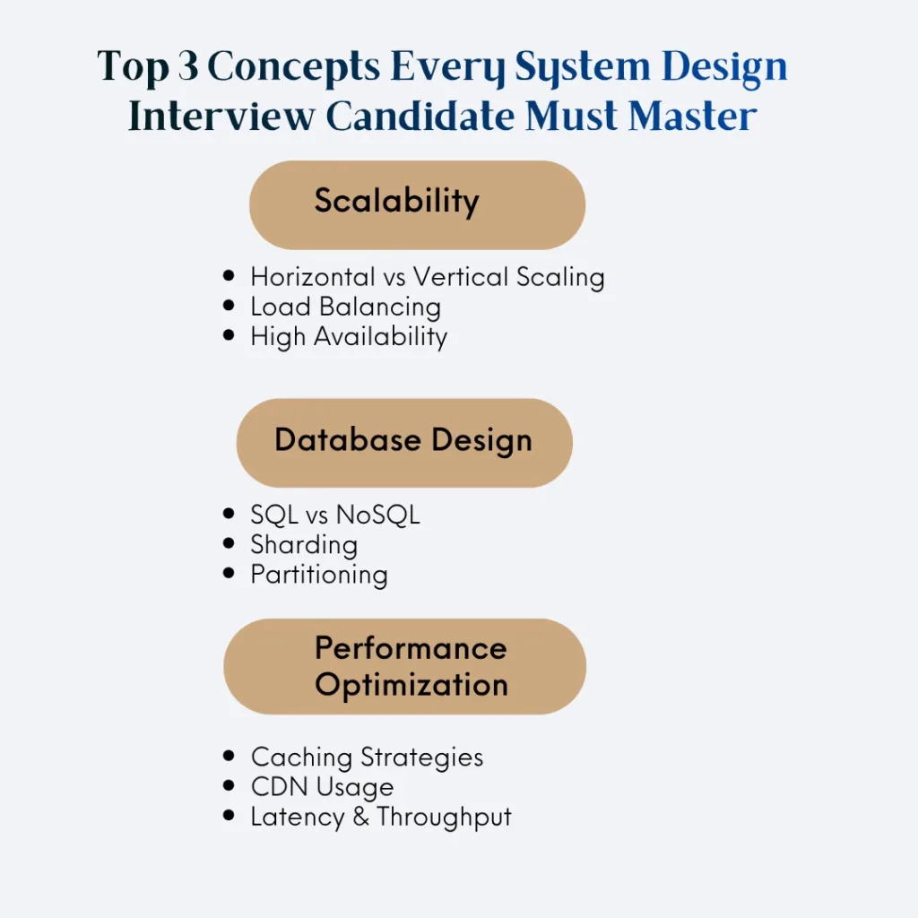 Top 3 Concepts Every System Design Interview Candidate Must Master