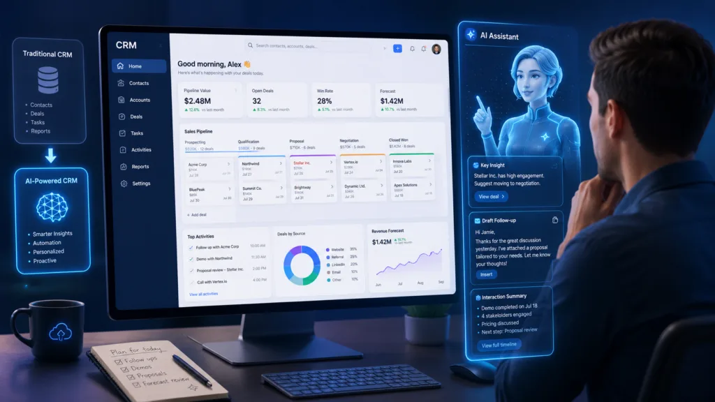 AI is changing CRM software