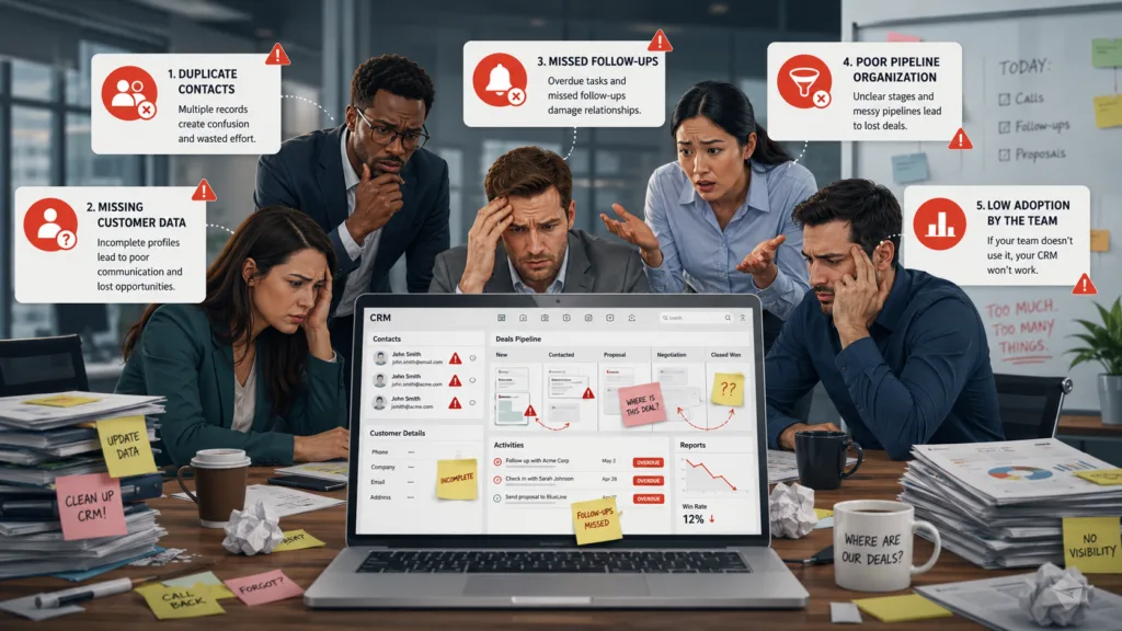 Common CRM Mistakes Businesses Should Avoid 1 Common CRM Mistakes Businesses Should Avoid