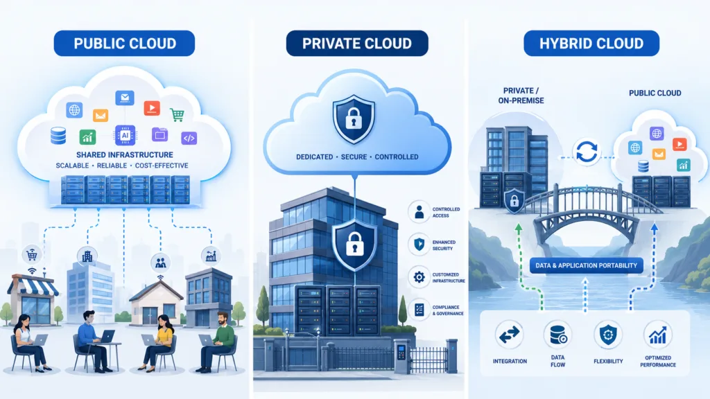 Public Cloud vs Private Cloud vs Hybrid Cloud: What’s the Difference? 1 Public Cloud vs Private Cloud vs Hybrid Cloud