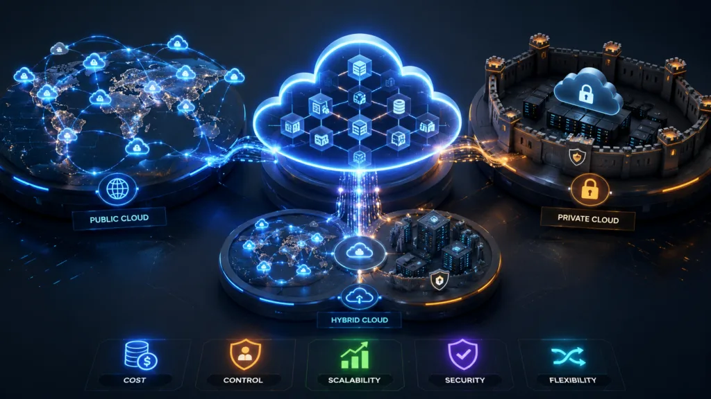 Public Cloud vs Private Cloud vs Hybrid Cloud: What’s the Difference? 4 Public Cloud vs Private Cloud vs Hybrid Cloud