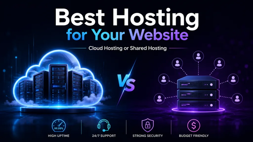 cloud hosting vs shared hosting