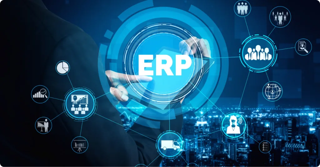 ERP software helps businesses