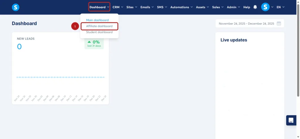 Systeme.io affiliate program