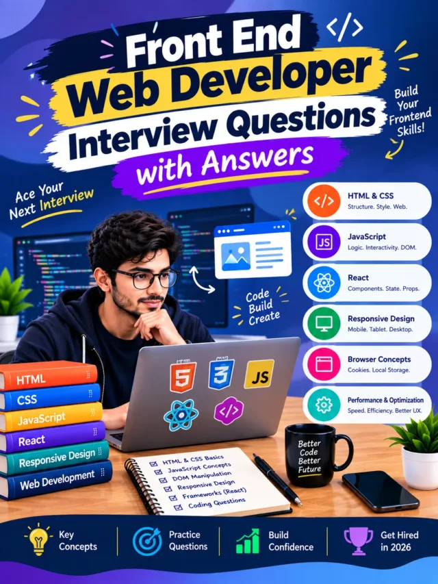 Front End Web Developer Interview Questions with Answers